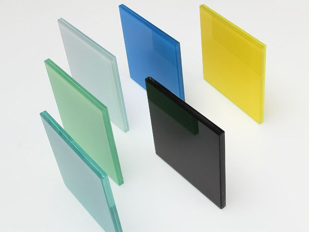 Extra helder gehard over gelaagd glas 6,38 mm met kleurloze PVB-film