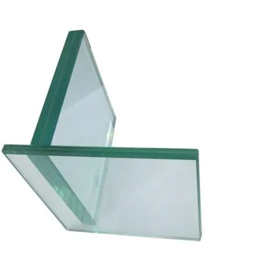 Extra helder gehard over gelaagd glas 6,38 mm met kleurloze PVB-film