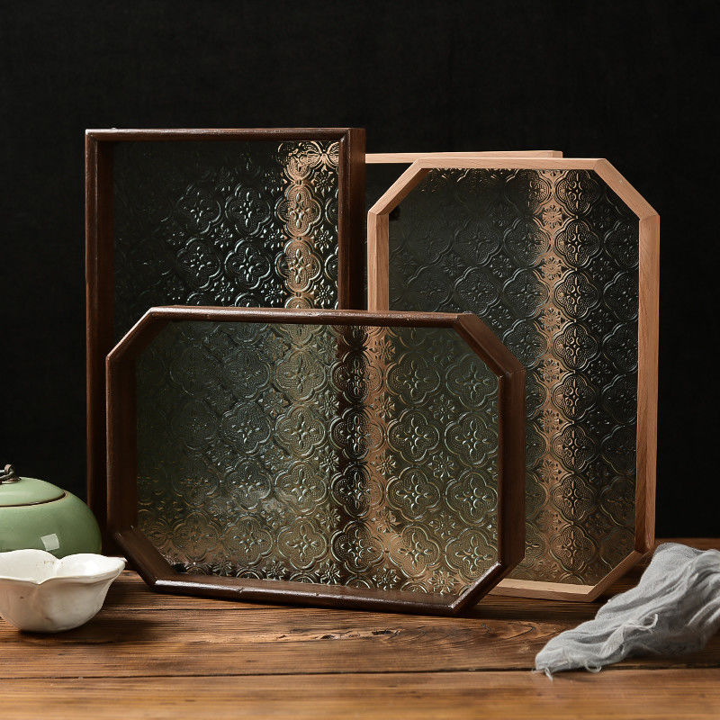 Gepolijst rand gemodelleerd gehard glas helder Moru getint Moru ultra helder glas