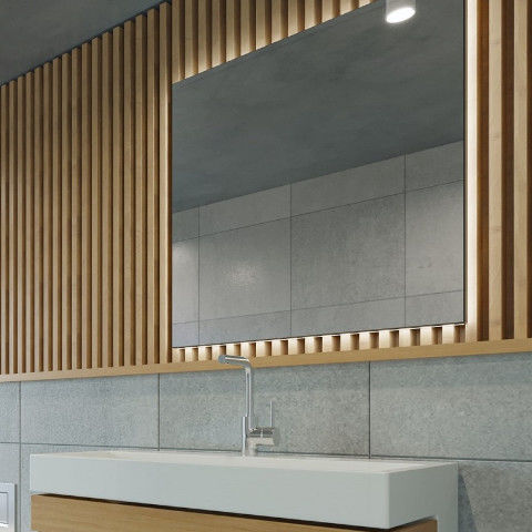 Zilveren Aluminium Decoratieve Spiegel Glas Badkamer Float Beveled Antieke Spiegelplaat