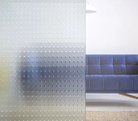 Aanpassen van de grootte Patroonglas 3mm 4mm 5mm Voor decoratieve gebouw Badkamer Venster