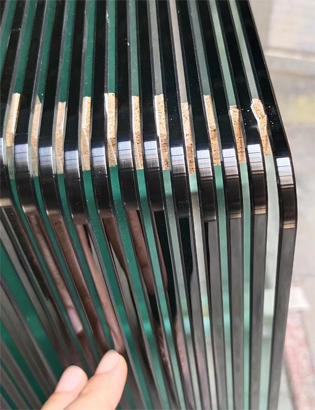 Op maat gemaakte veiligheidsresistentie tegen windbelasting gehard glas voor deuren/vensters/gordijnmuren/meubels