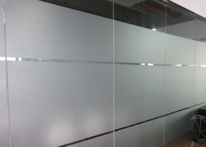 Gepersonaliseerd zuur gegraveerd glas Veiligheidsvensters Frosted glas Ultra helder anti mist spiegel