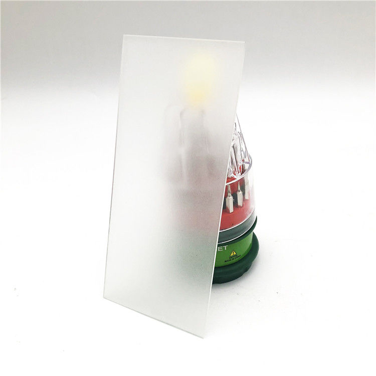 3 mm 4 mm zuurgeëtst gehard glas gefigureerd bevroren glas gebruikt voor badkamerdeuren