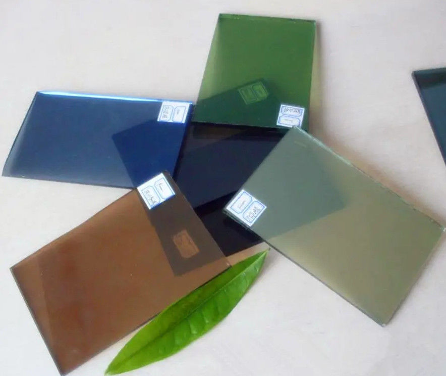 Bouwreflecterend zwevend glas met blauw/groen/brons/geel