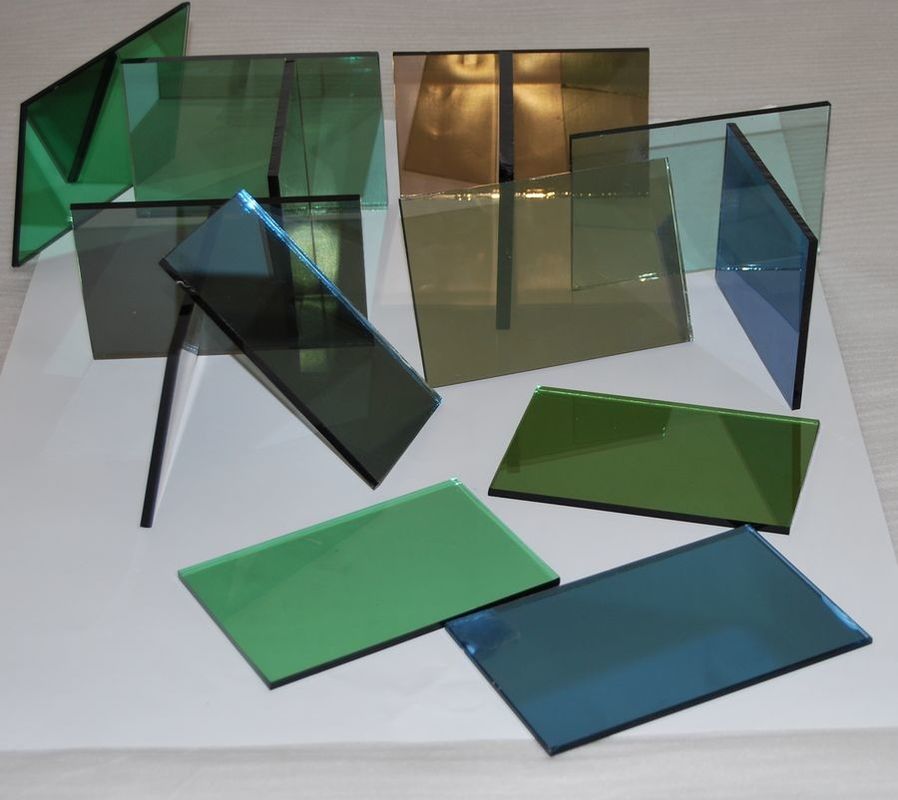Anti-Scratch Reflective Tempered Glass 0,3 mm Explosion-proof Float Glass voor vensterversiering