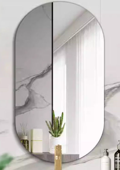 Duidelijk decoratief spiegelglas 2 mm 4 mm Technologisch modern met lange levensduur