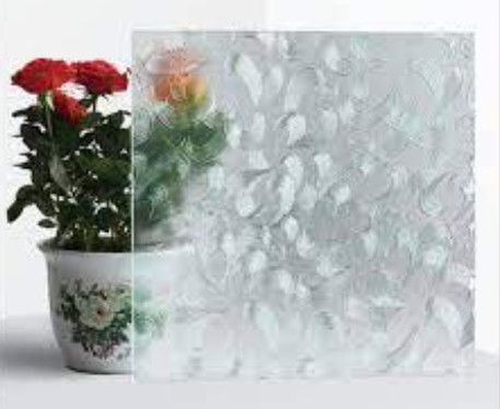 Goed chemisch stabiel Vlak glas met patroon gebruikt voor interieurversiering en afscherming