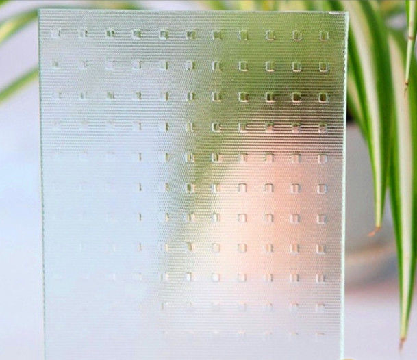 Goed chemisch stabiel Vlak glas met patroon gebruikt voor interieurversiering en afscherming
