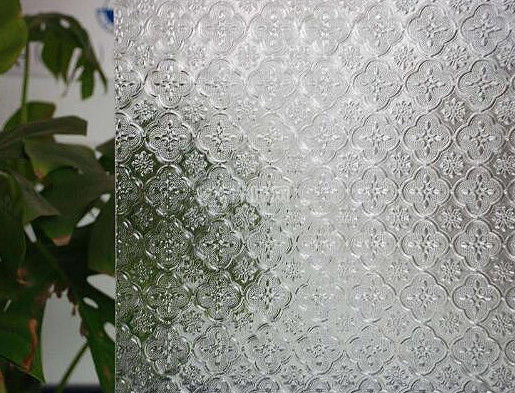 Decoratief gemodelleerd gefigureerd glas met 4 mm tot 15 mm maat voor meubelbouw