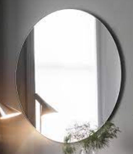 Lange levensduur Modern decoratief wandspiegelglas met beveled rand en zilveren afwerking