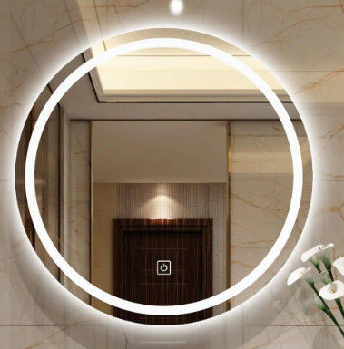 Lange levensduur Modern decoratief wandspiegelglas met beveled rand en zilveren afwerking