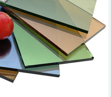 Bouwreflecterend zwevend glas met blauw/groen/brons/geel