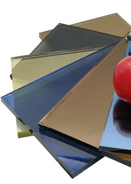 Bouwreflecterend zwevend glas met blauw/groen/brons/geel