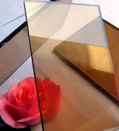 Bouwreflecterend zwevend glas met blauw/groen/brons/geel
