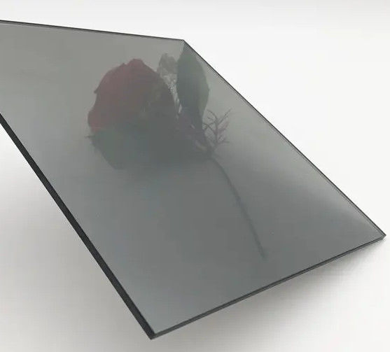 Gekleurd reflecterend floatglas met donkerblauw, donkergroen, Fransgroen, lichtgroen