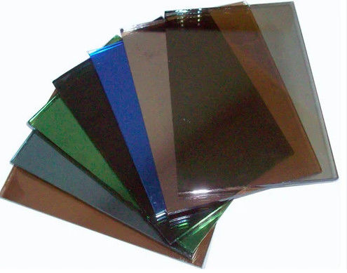 Gepolijst rand glad gekleurd gekleurd glas voor venster en deur
