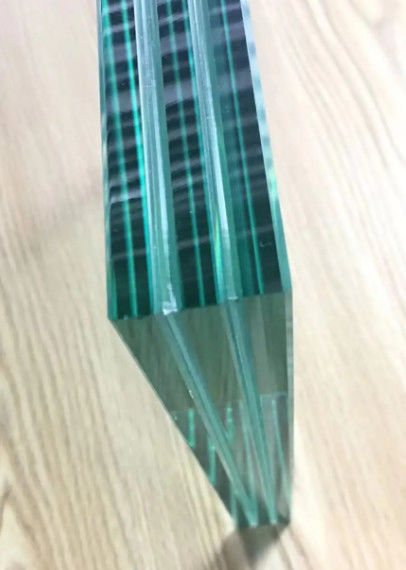 Duidelijk gehard over gelaagd glas 6.38/10.38/16/12 /13.52 mm Lage ijzeren gepolijste rand