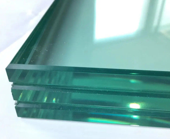 Duidelijk gehard over gelaagd glas 6.38/10.38/16/12 /13.52 mm Lage ijzeren gepolijste rand