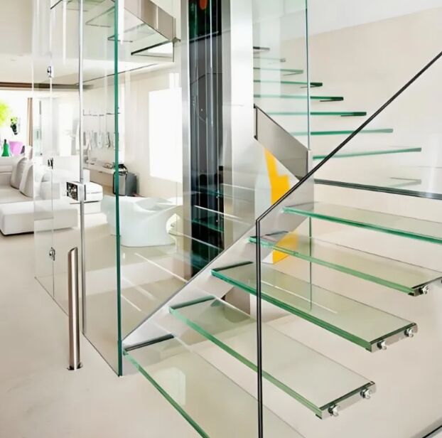 Fabriek Qingdao PVB/SGP/EVA Transparency Laminated Safety Glass Panels voor gebouwen