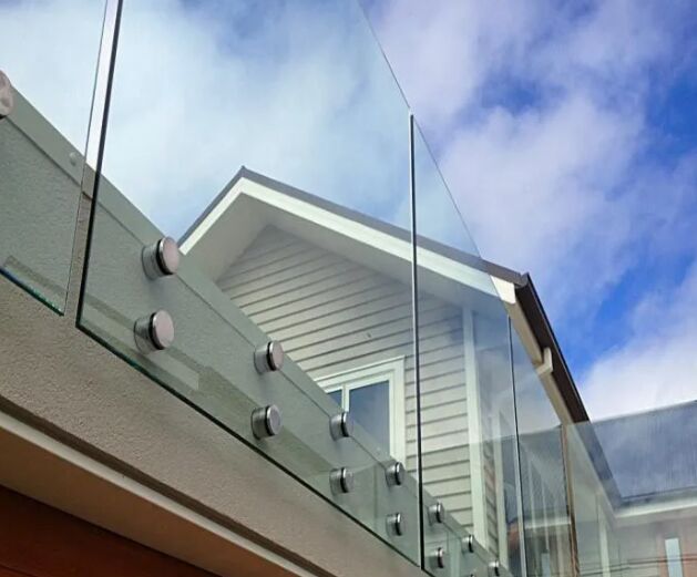 6.76-12.38mm Gebouw gelaagd gehard decoratief bouwveiligheidstrapglas